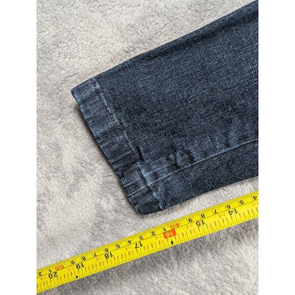Lauren Jean Co Ralph Lauren Denim Jacket Womens Size Medium Petite Blue Classic - Picture 5 of 8